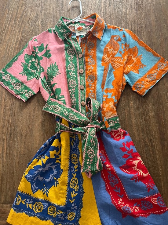 FARM Rio Other - 🌺 FARM Rio Tropical Patchwork Print Romper | Size Small 🌺
